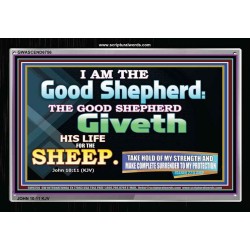 THE GOOD SHEPHERD   Framed Children Room Wall Decoration   (GWASCEND6756)   