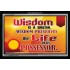 WISDOM   Framed Bible Verse   (GWASCEND6782)   "33x25"