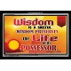 WISDOM   Framed Bible Verse   (GWASCEND6782)   