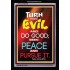 TURN FROM EVIL   Scripture Art   (GWASCEND6785)   "25x33"