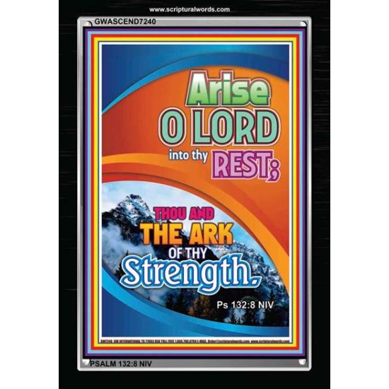 ARISE O LORD   Printable Bible Verses to Frame   (GWASCEND7240)   
