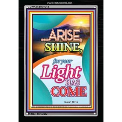ARISE SHINE   Printable Bible Verse to Framed   (GWASCEND7242)   