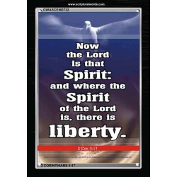 THE SPIRIT OF THE LORD GIVES LIBERTY   Scripture Wall Art   (GWASCEND732)   