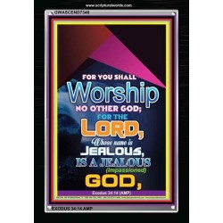 WORSHIP   Religious Art Frame   (GWASCEND7346)   