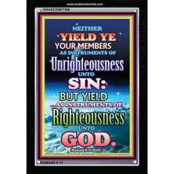 UNRIGHTEOUSNESS   Contemporary Christian Paintings Acrylic Glass frame   (GWASCEND7369)   "25x33"