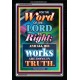 WORD OF THE LORD   Contemporary Christian poster   (GWASCEND7370)   