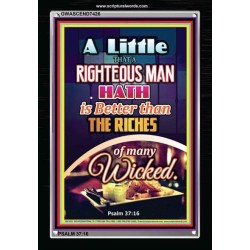 A RIGHTEOUS MAN   Bible Verses Framed for Home   (GWASCEND7426)   