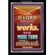 YOUR WONDERFUL WORKS   Scriptural Wall Art   (GWASCEND7458)   