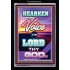THE VOICE OF THE LORD   Christian Framed Wall Art   (GWASCEND7468)   "25x33"