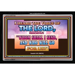 THE LORDS VOICE   Custom Contemporary Christian Wall Art   (GWASCEND7536)   