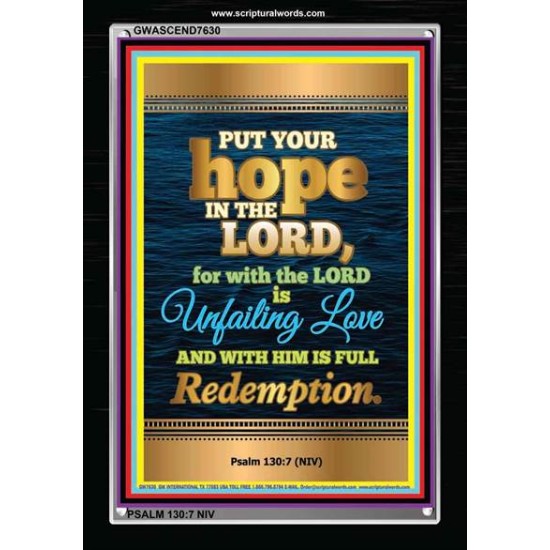 UNFAILING LOVE   Bible Scriptures on Love frame   (GWASCEND7630)   