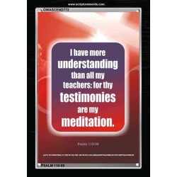 UNDERSTANDING   Contemporary Christian Poster   (GWASCEND772)   "25x33"