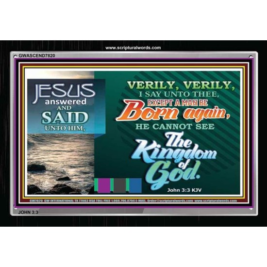 THE KINGDOM OF GOD   Encouraging Bible Verses Framed   (GWASCEND7820)   