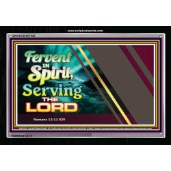SERVE THE LORD   Christian Quotes Framed   (GWASCEND7825)   