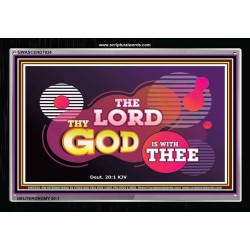 THE LORD THY GOD   Scripture Art Prints Framed   (GWASCEND7834)   