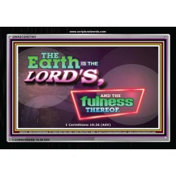 THE EARTH IS THE LORDS   Christian Artwork   (GWASCEND7841)   