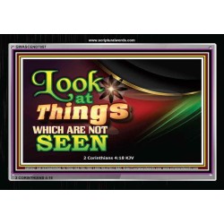 THINGS WHICH ARE NOT SEEN   Christian Wall Art Poster   (GWASCEND7857)   