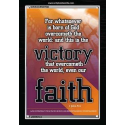 THE VICTORY THAT OVERCOMETH THE WORLD   Scriptural Portrait   (GWASCEND786)   