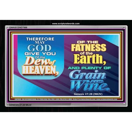 THE DEW OF HEAVEN   Christian Paintings Frame   (GWASCEND7866)   