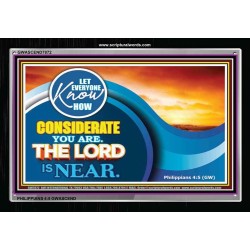 THE LORD IS NEAR   Christian Artwork Frame   (GWASCEND7872)   