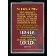 ABSOLUTE NO WEAPON    Christian Wall Art Poster   (GWASCEND801)   