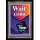 WAIT FOR THE LORD   Framed Scriptural Dcor   (GWASCEND8069)   