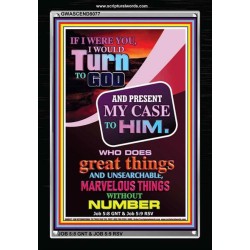 TURN TO GOD   Scripture Wooden Frame   (GWASCEND8077)   "25x33"