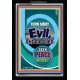 TURN AWAY FROM EVIL   Encouraging Bible Verses Framed   (GWASCEND8082)   