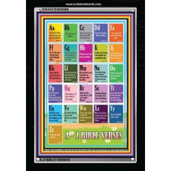 A-Z BIBLE VERSES   Christian Quotes Framed   (GWASCEND8086)   