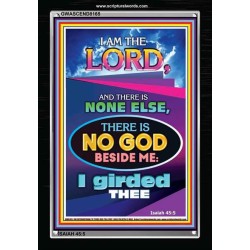 THERE IS NO GOD BESIDE ME   Biblical Art Acrylic Glass Frame    (GWASCEND8165)   