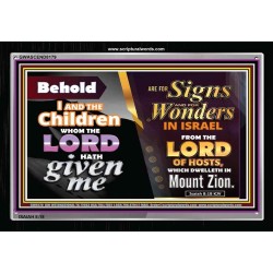 SIGNS AND WONDERS   Framed Office Wall Decoration   (GWASCEND8179)   