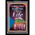 THE WAY TO LIFE   Scripture Art Acrylic Glass Frame   (GWASCEND8200)   "25x33"