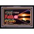 STAND FIRM IN FAITH   Frame Biblical Paintings   (GWASCEND8223)   "33x25"