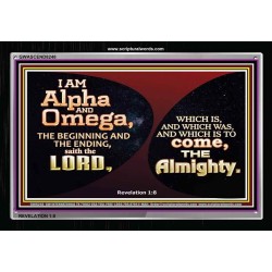 ALPHA AND OMEGA   Scripture Art   (GWASCEND8248)   