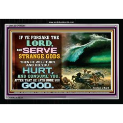 SERVE GOD ALONE   Frame Biblical Paintings   (GWASCEND8305)   