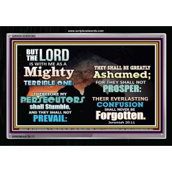 A MIGHTY TERRIBLE ONE   Bible Verse Frame Art Prints   (GWASCEND8362)   