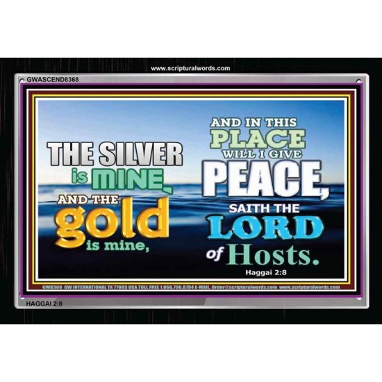 THE SILVER IS MINE   Frame Scriptures Dcor   (GWASCEND8368)   