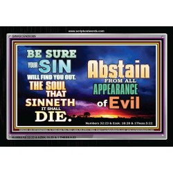ABSTAIN FROM EVIL   Affordable Wall Art   (GWASCEND8389)   