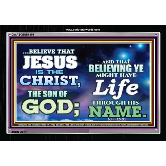 THE SON OF GOD   Custom Wall Scripture Art   (GWASCEND8398)   