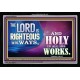 THE LORD IS RIGHTEOUS   Printable Bible Verse to Frame   (GWASCEND8453)   