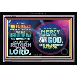 ABUNDANT PARDON   Bible Verse Frame Art Prints   (GWASCEND8500)   
