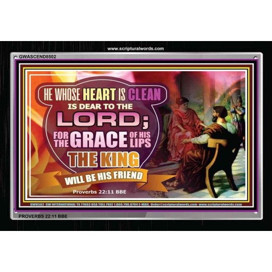 A CLEAN HEART   Bible Verses Frame Art Prints   (GWASCEND8502)   