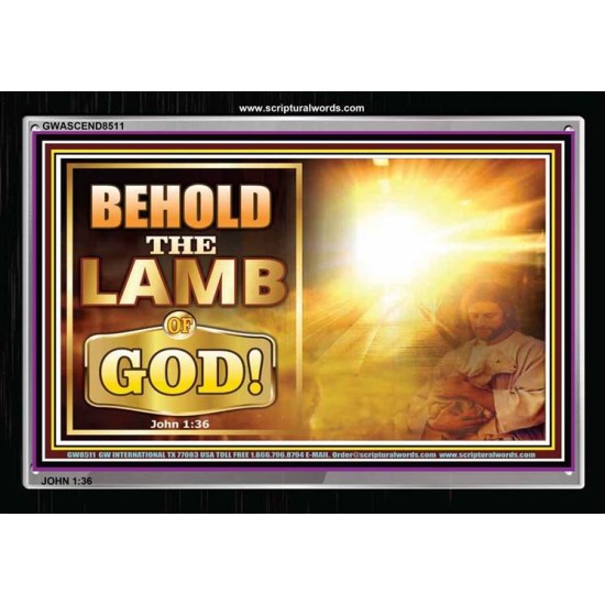 THE LAMB OF GOD   Frame Scriptural Dcor   (GWASCEND8511)   