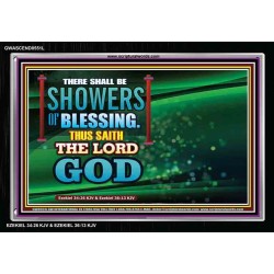 SHOWERS OF BLESSINGS   Encouraging Bible Verses Frame   (GWASCEND8551L)   