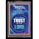 TRUST IN THE LORD   Framed Bible Verse   (GWASCEND8573)   