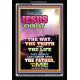 THE WAY TRUTH AND THE LIFE   Scripture Art Prints   (GWASCEND8756)   