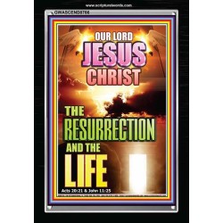 THE RESURRECTION AND THE LIFE   Christian Wall Dcor   (GWASCEND8766)   