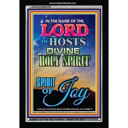 THE SPIRIT OF JOY   Bible Verse Acrylic Glass Frame   (GWASCEND8797)   