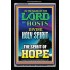 THE SPIRIT OF HOPE   Bible Verses Wall Art Acrylic Glass Frame   (GWASCEND8798)   "25x33"