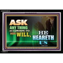 THE WILL OF GOD   Contemporary Christian Wall Art   (GWASCEND8810L)   